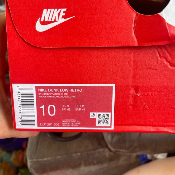 Nike men’s sz 10 dunk low retro - Picture 3 of 3